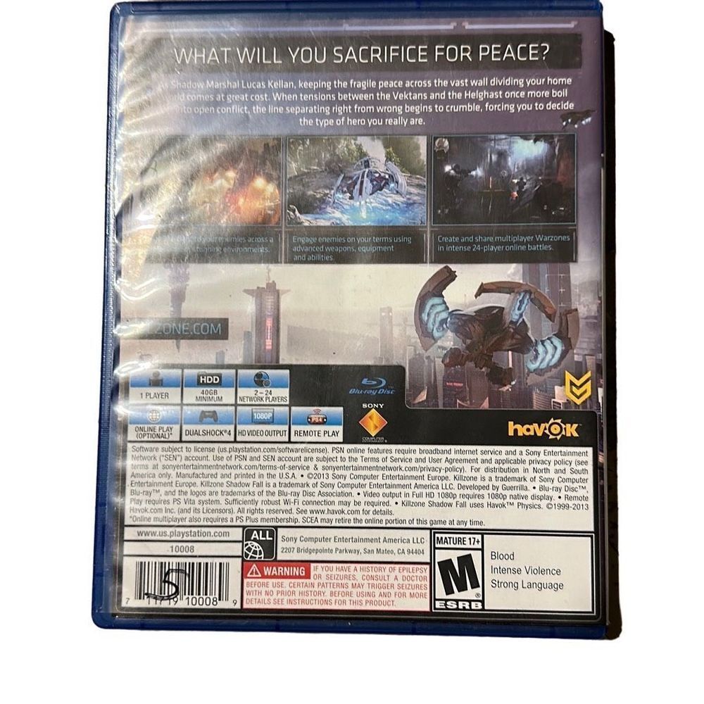 PS4 "Killzone Shadow‎ Fall" Video Game - Picture 4 of 4